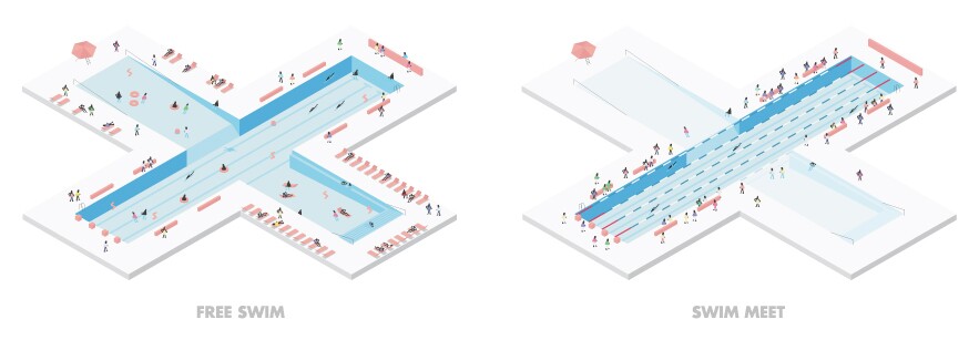 The four modules of the Plus Pool could serve various purposes (Image: Plus Pool)