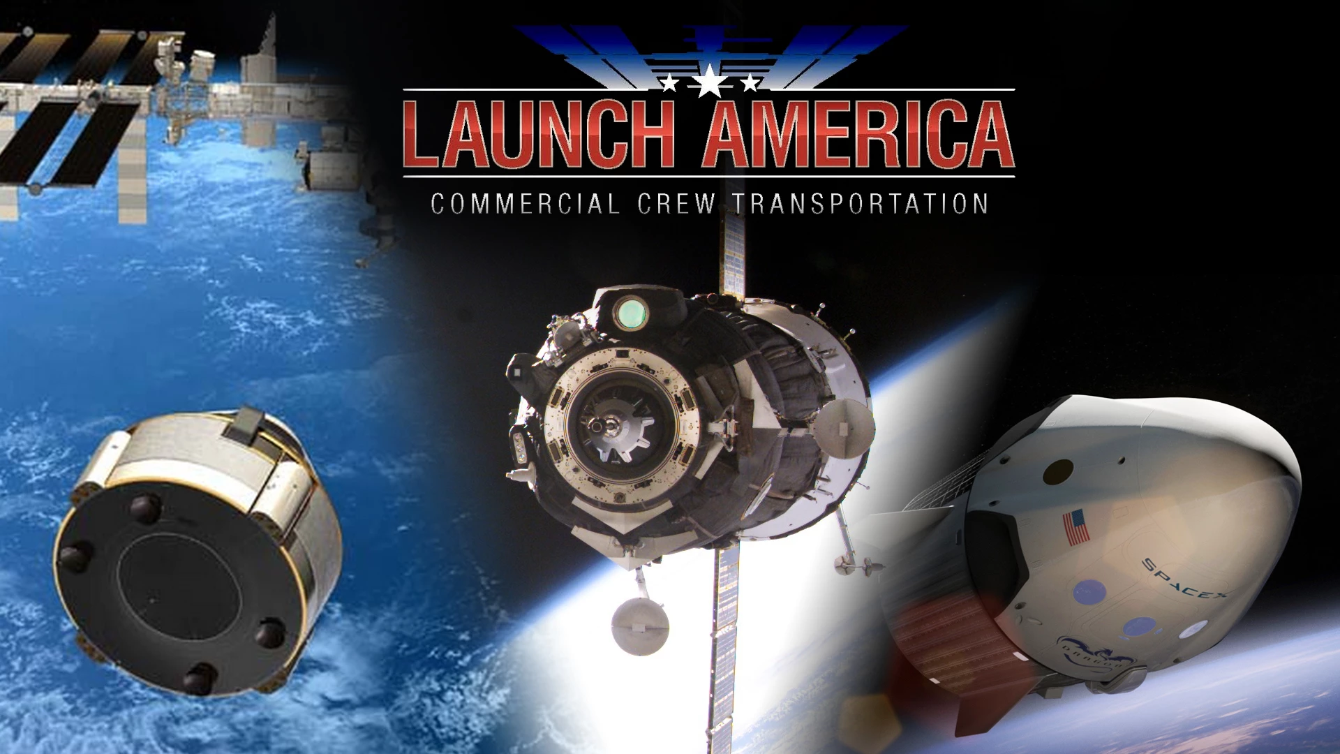 The awarding of NASA's most recent Commercial Crew Program contract will see an end to America's reliance on the Russian Soyuz spacecraft (Image: NASA/SpaceX/Boeing)