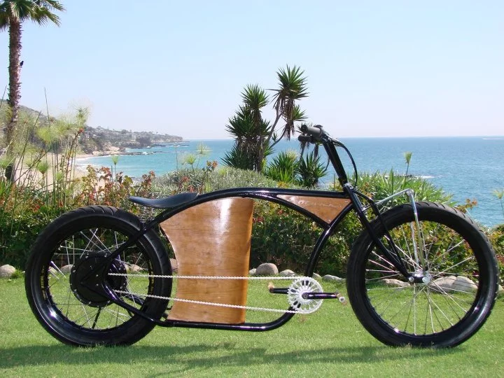 Marrs M-1 electric bicycles are made with an eye towards hot rods and custom motorcycles