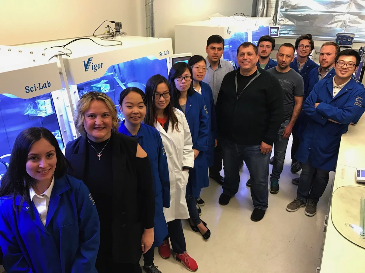 The UCR team behind the bottle-based silicon anodes