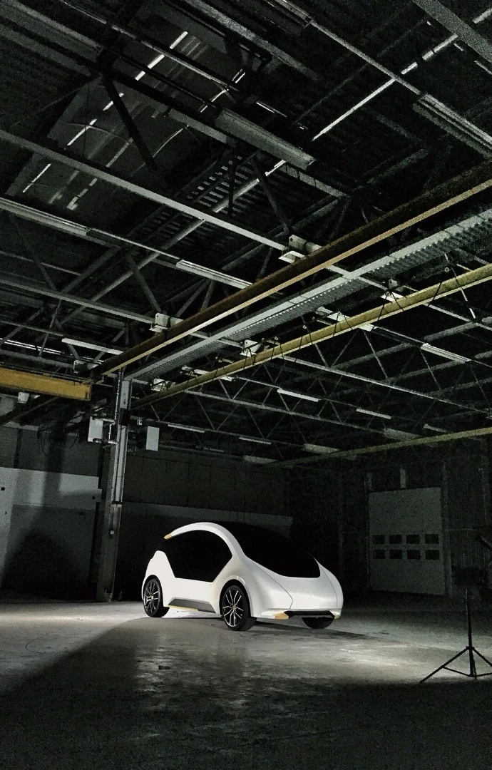 The Amber One is an electric vehicle that has been designed specifically for sharing