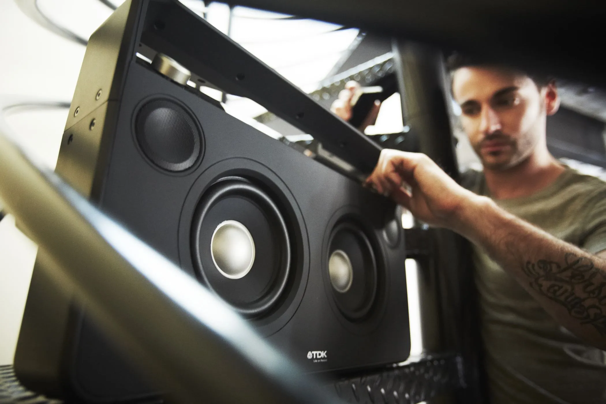 TDK says that the new Wireless Boombox strips away the compression layer to give the listener the truest, near lossless sound possible