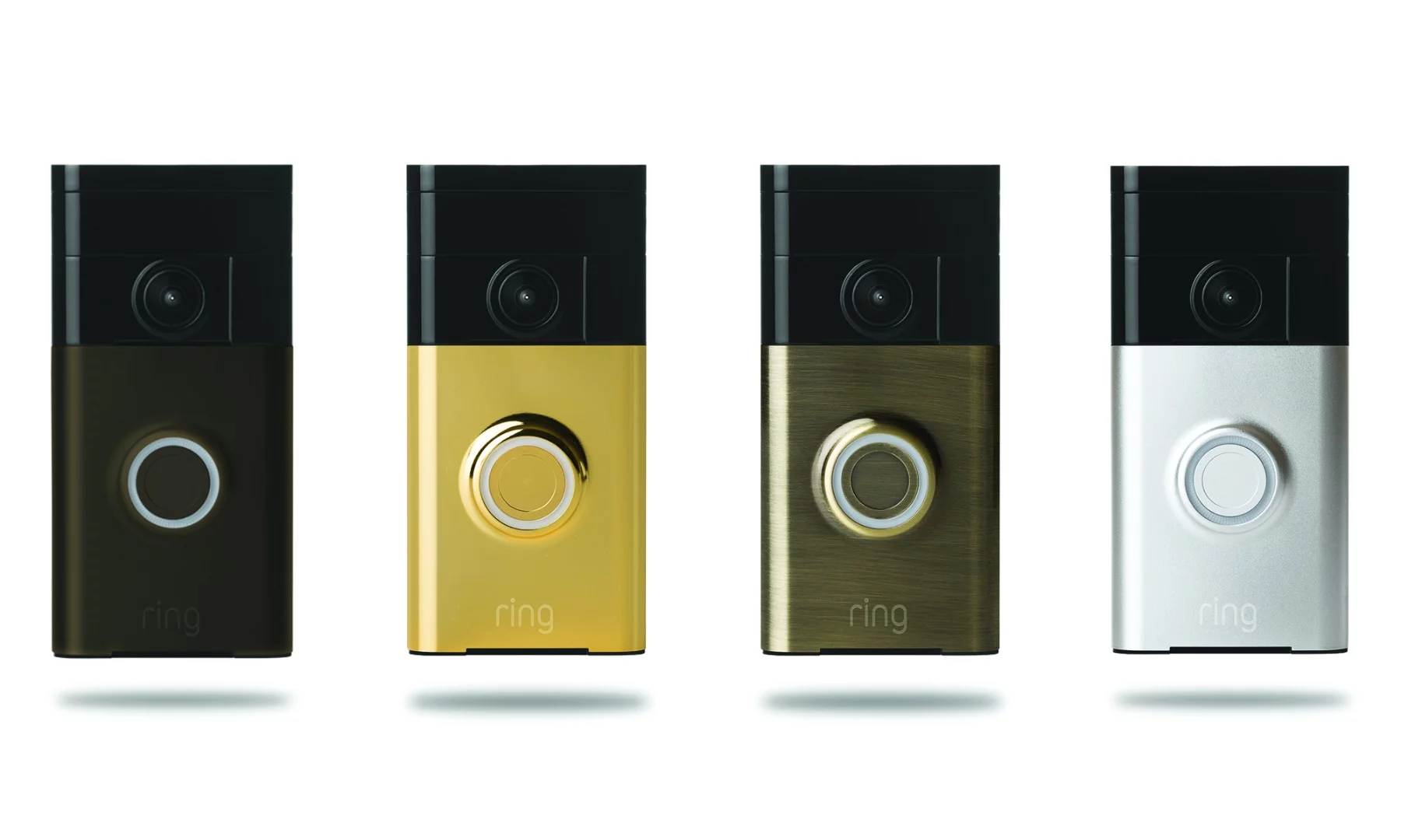 The Ring Video Doorbell is available in a variety of different color finishes