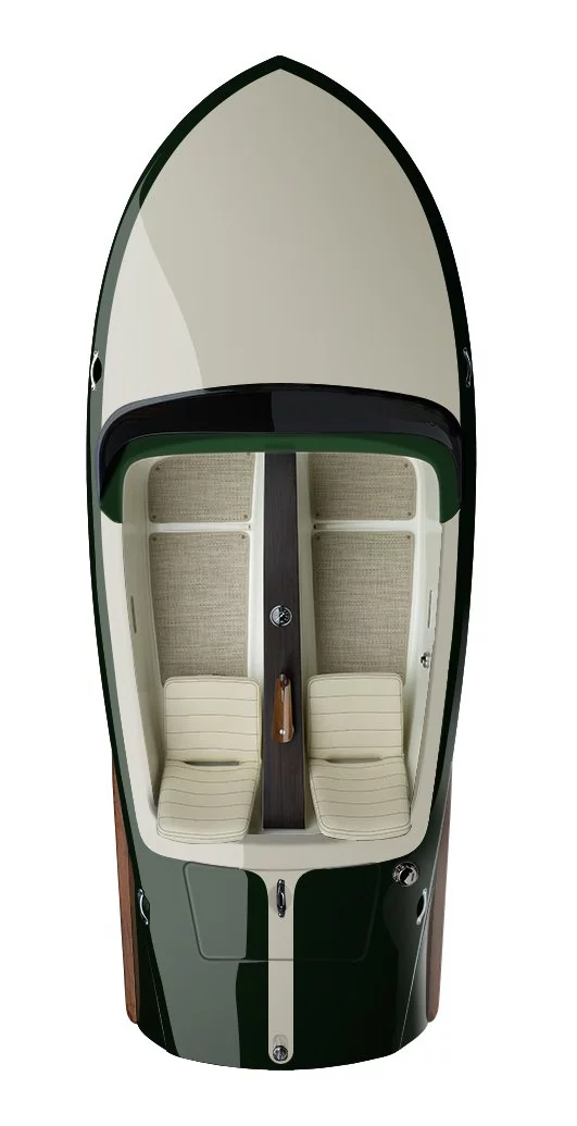 The Lugano boasts a color palette inspired by classic cars