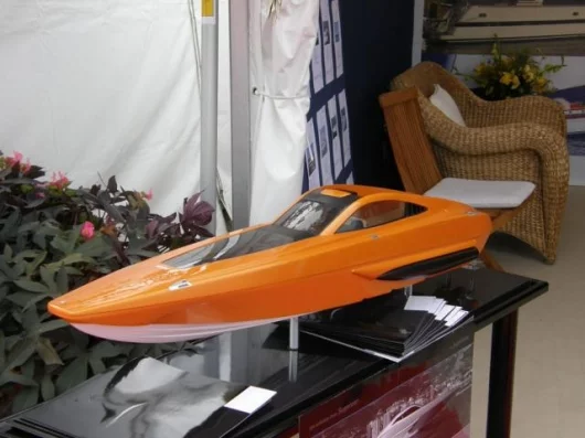 XSR48 model on display at the Salon Nautique in Cannes