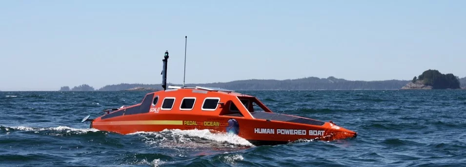 Canadian adventurer Greg Kolodziejzyk is selling his custom-made offshore human-powered boat, the WiTHiN, for CDN$84,000