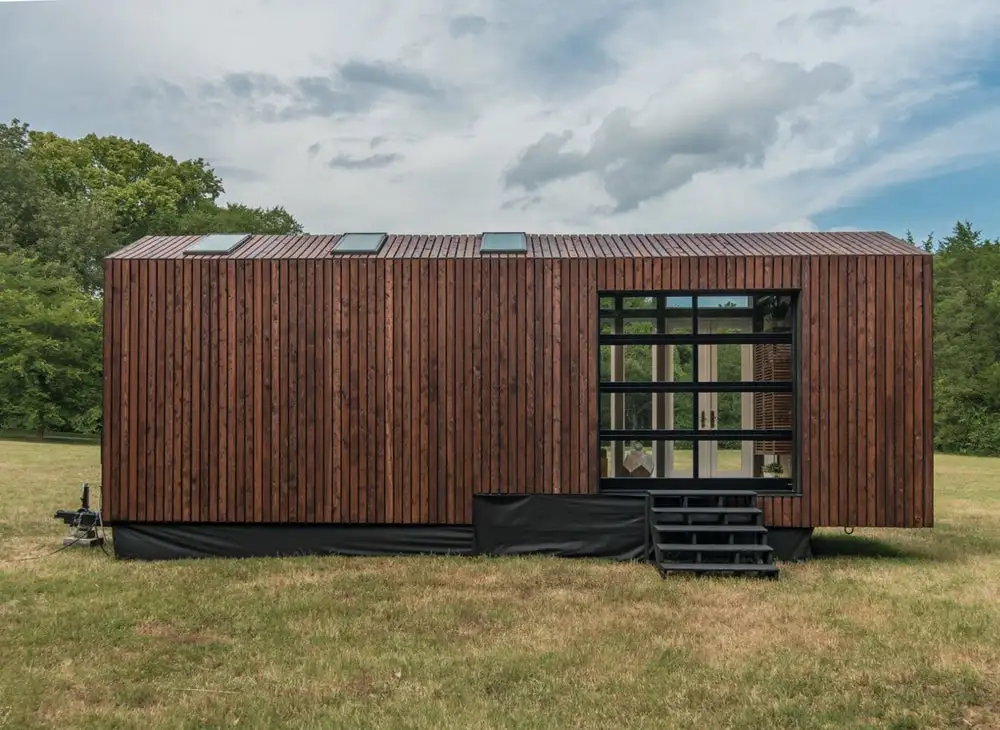 The Orchid Tiny House measures 32 ft (9.7 m)-long