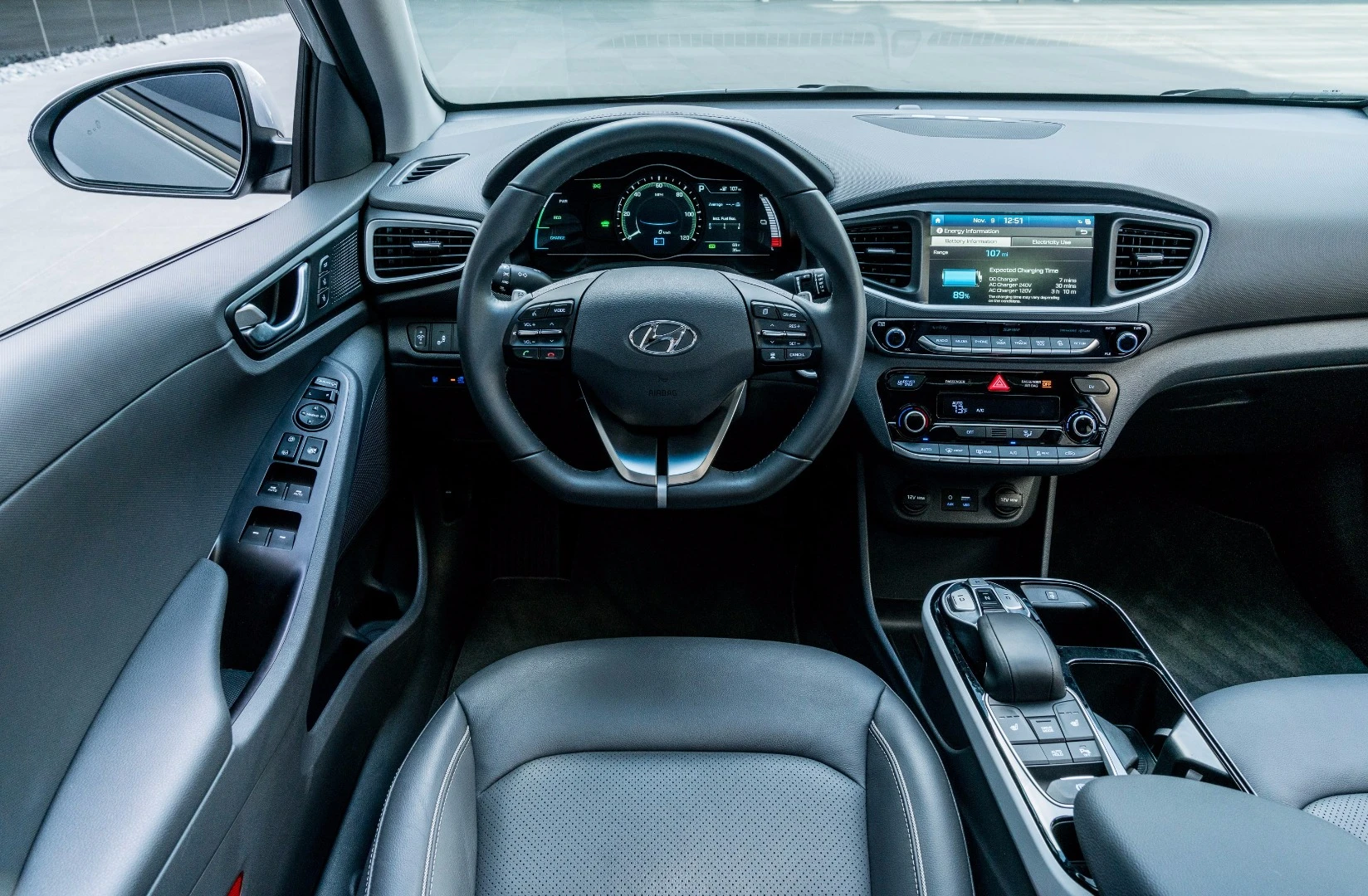 Inside the Hyundai IONIQ Electric