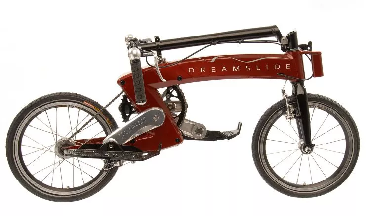 The Dreamslide allows riders to stand while pedaling