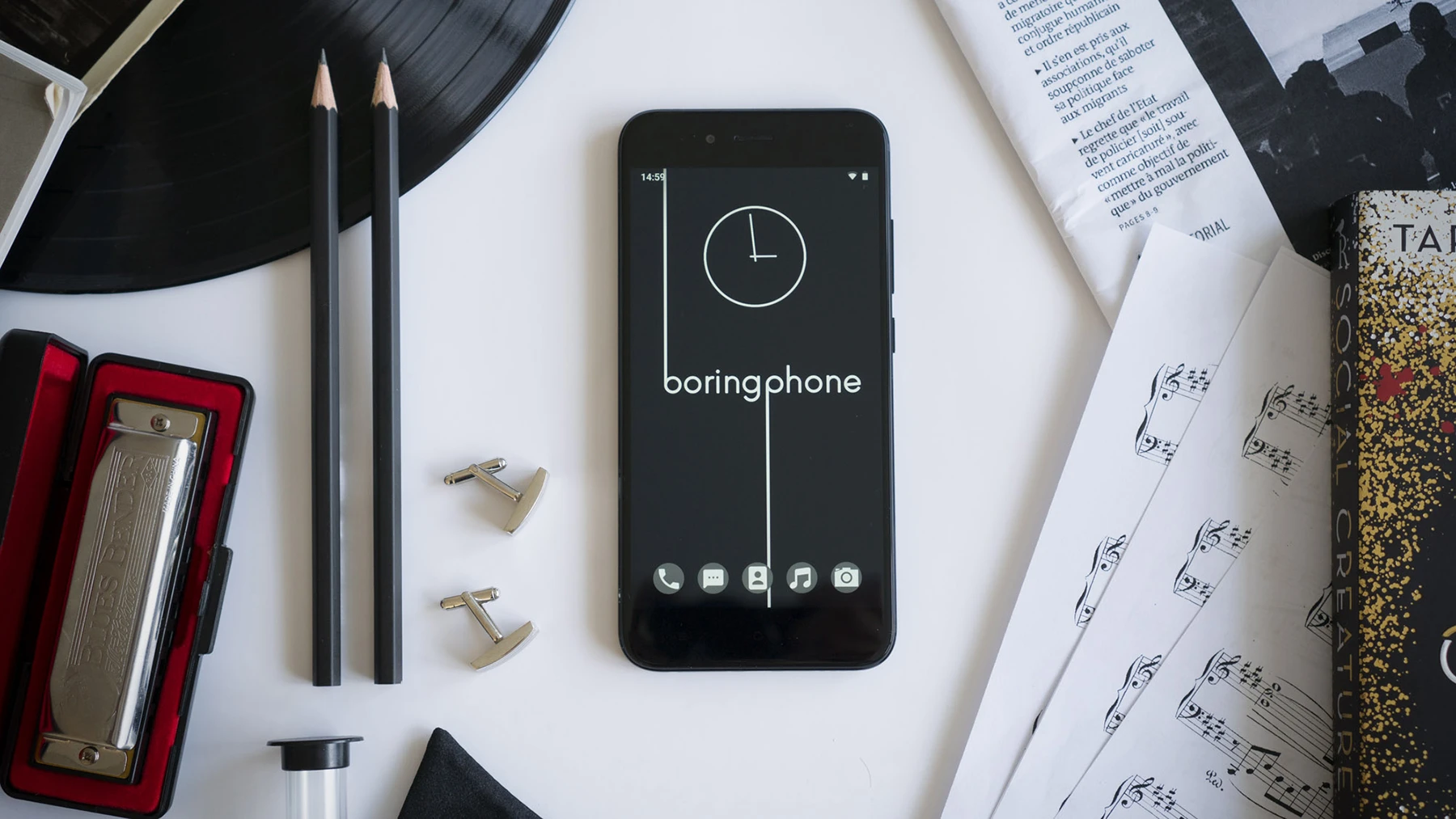 The BoringPhone puts a basic software package on top of a Xiaomi Android handset
