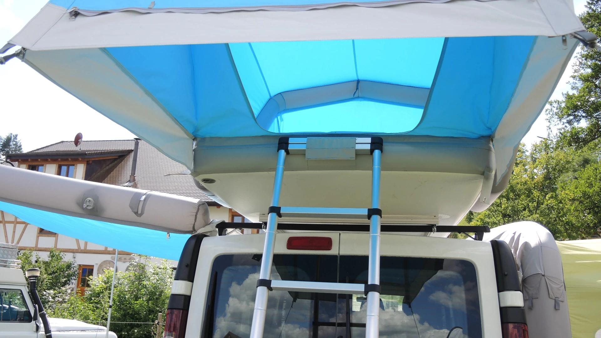 The basic Gentletent GT Roof pulls you up off the ground and into an inflatable shelter