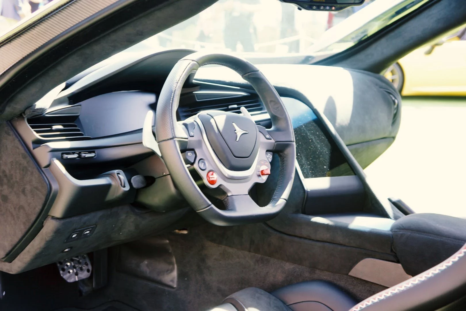 Behind the wheel of the Icona Vulcano Titanium