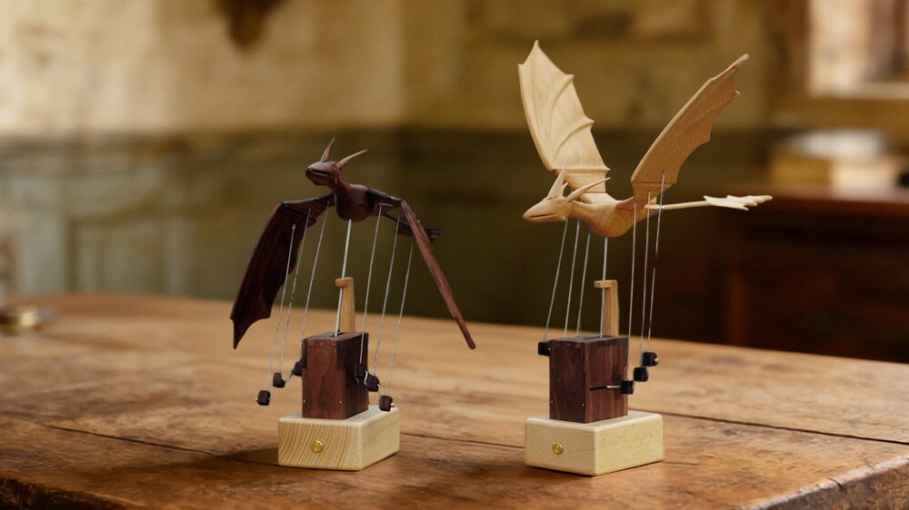 Mesmerizing hand-crafted dragon 'soars' with soothing movement