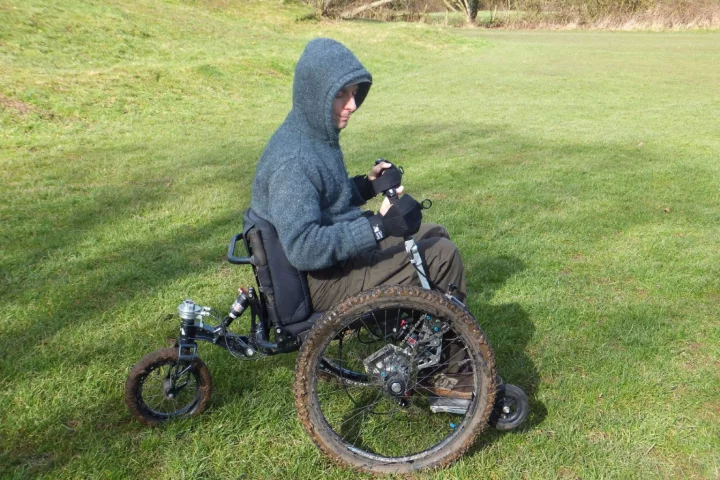 Mountain Trike's new MT Evo is designed for riders without full use of their hands
