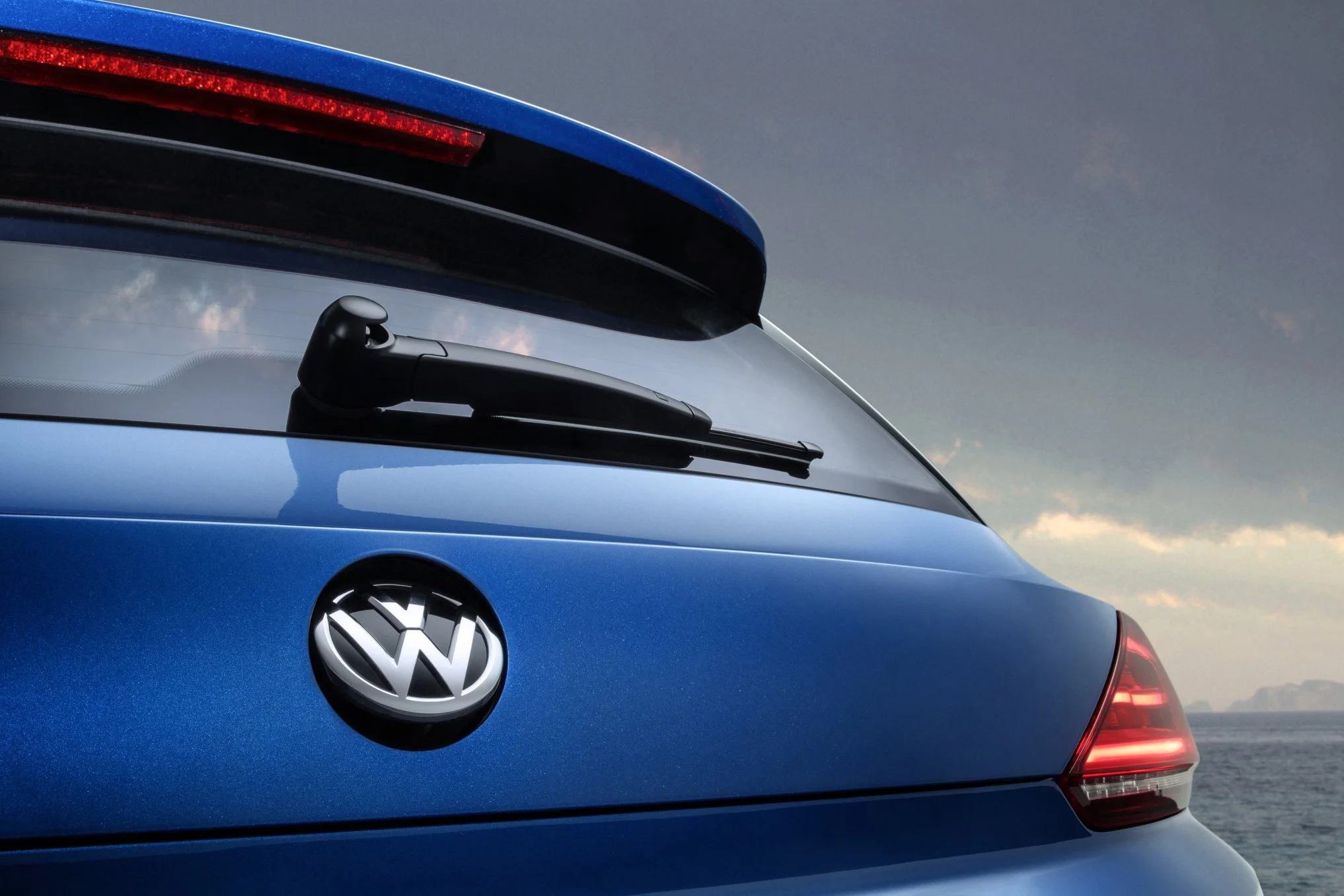 Volkswagen has redesigned the Scirocco's boot release