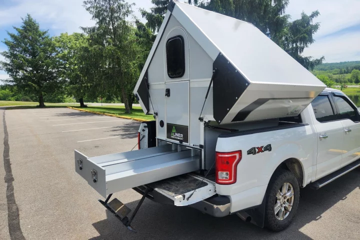 The Switchback includes a pair of 5-ft drawers and a smart, folding design