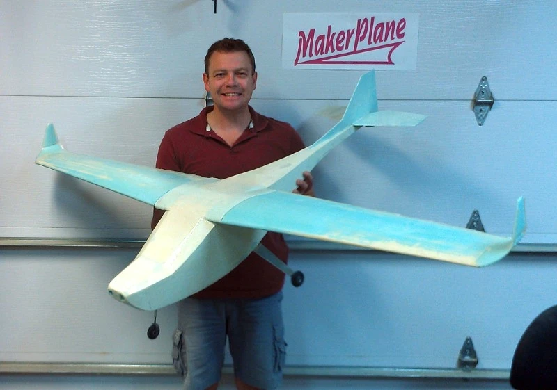 Model of MakerPlane 1.0 (Image: MakerPlane)