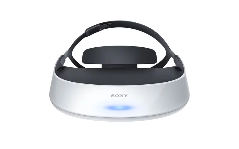 The HMZ-T2 Personal 3D Viewer front view
