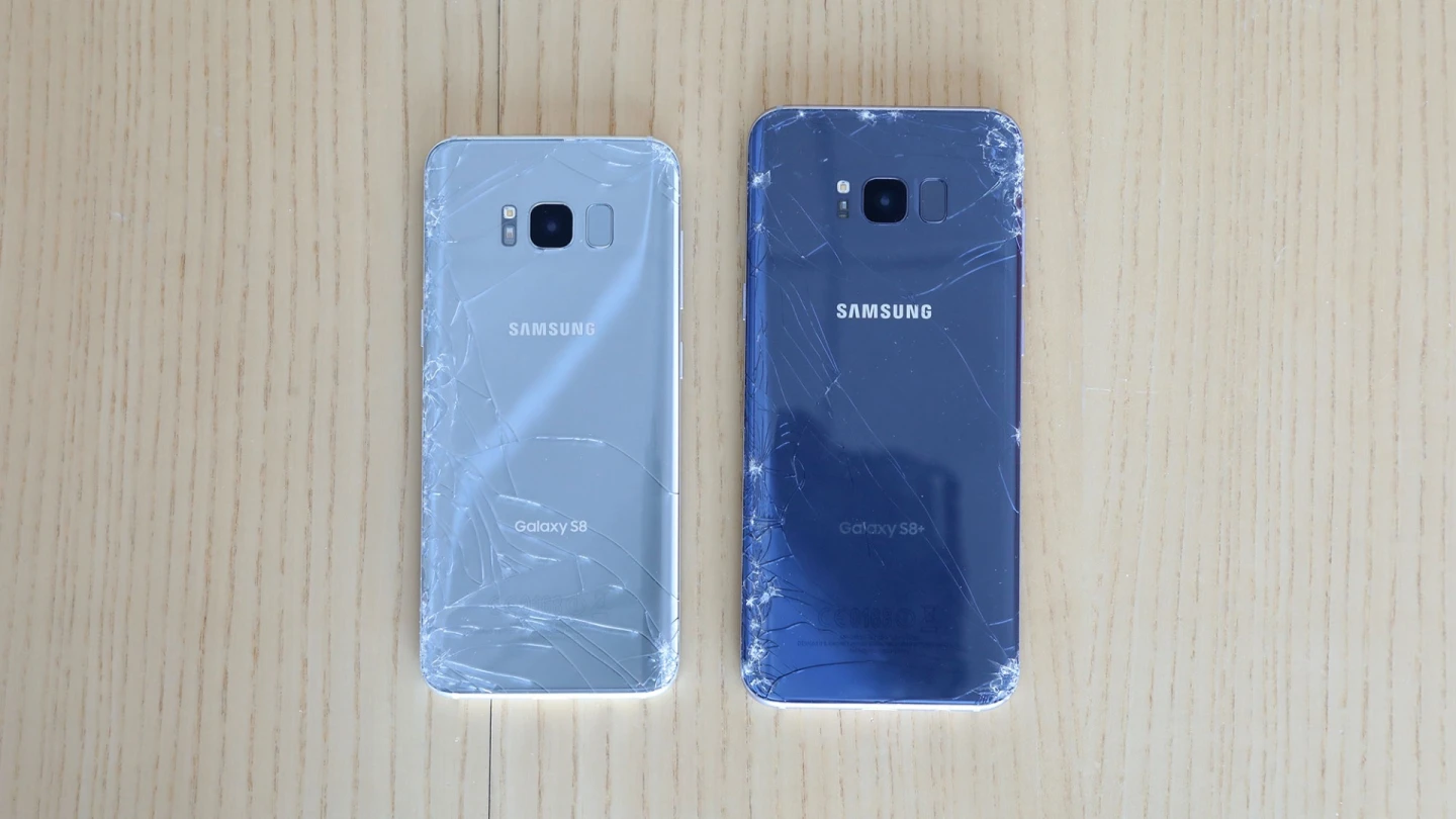 Glass backs mean greater vulnerability during back-down drops
