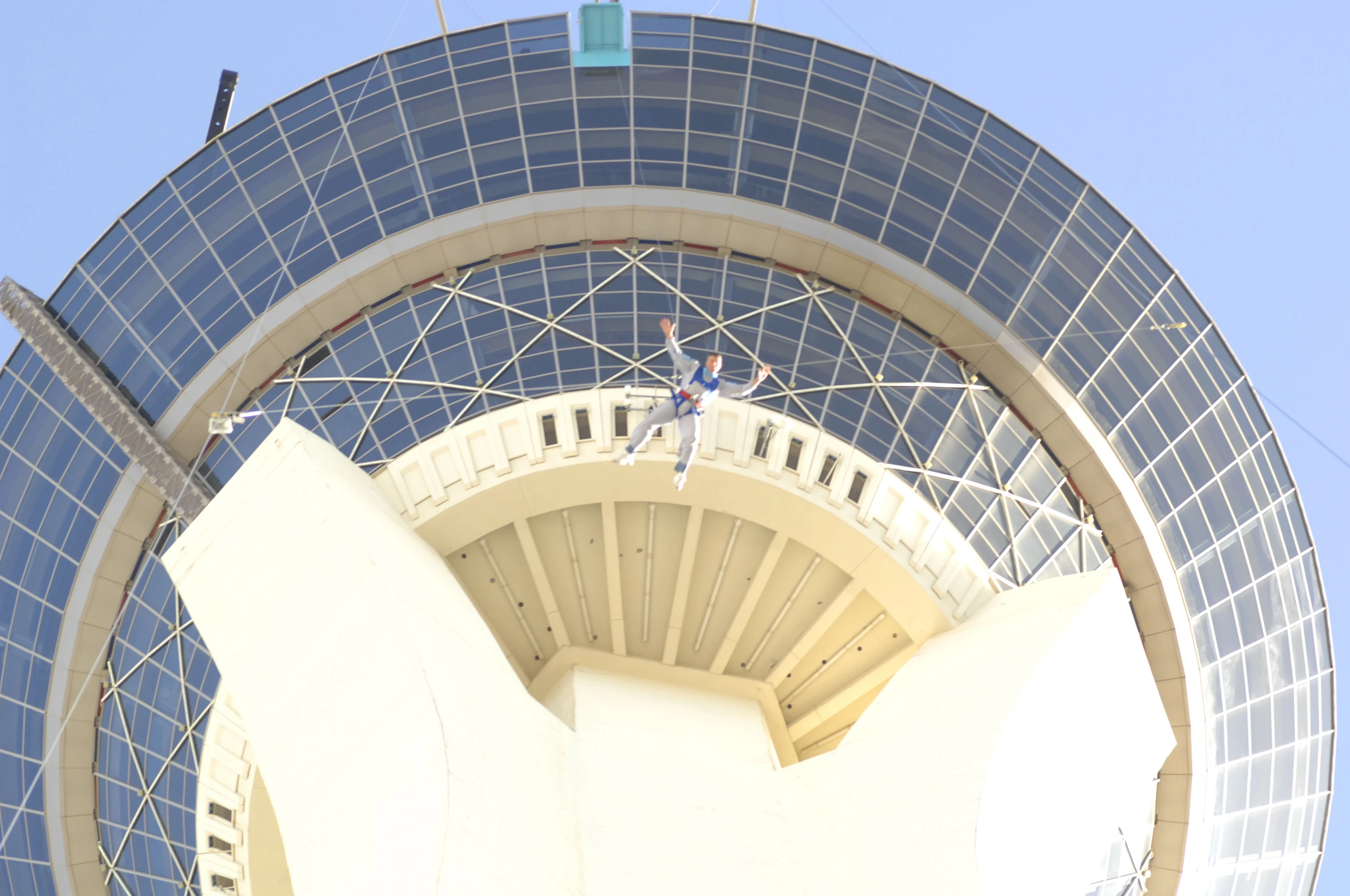 Sgt. Darryl LeBouef is one of the first to experience SkyJump