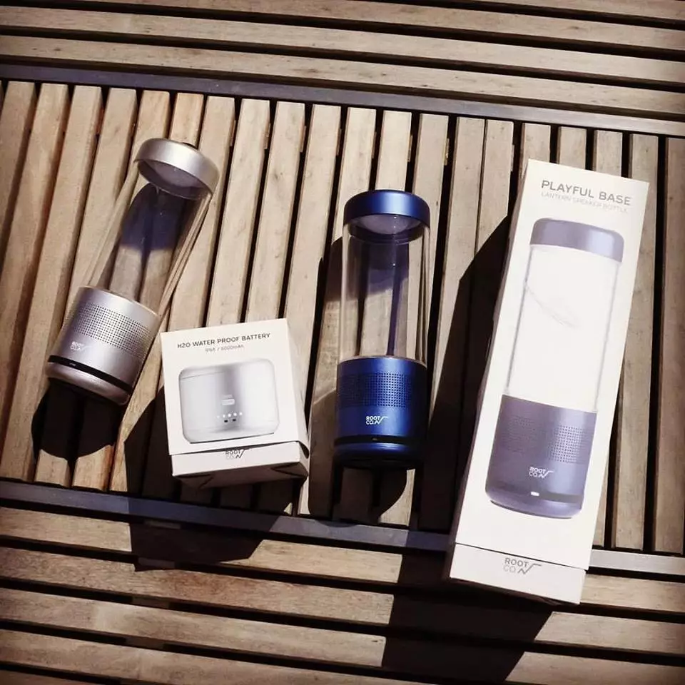 The multifunctional Playful Base blends lantern, flashlight, speaker and charger