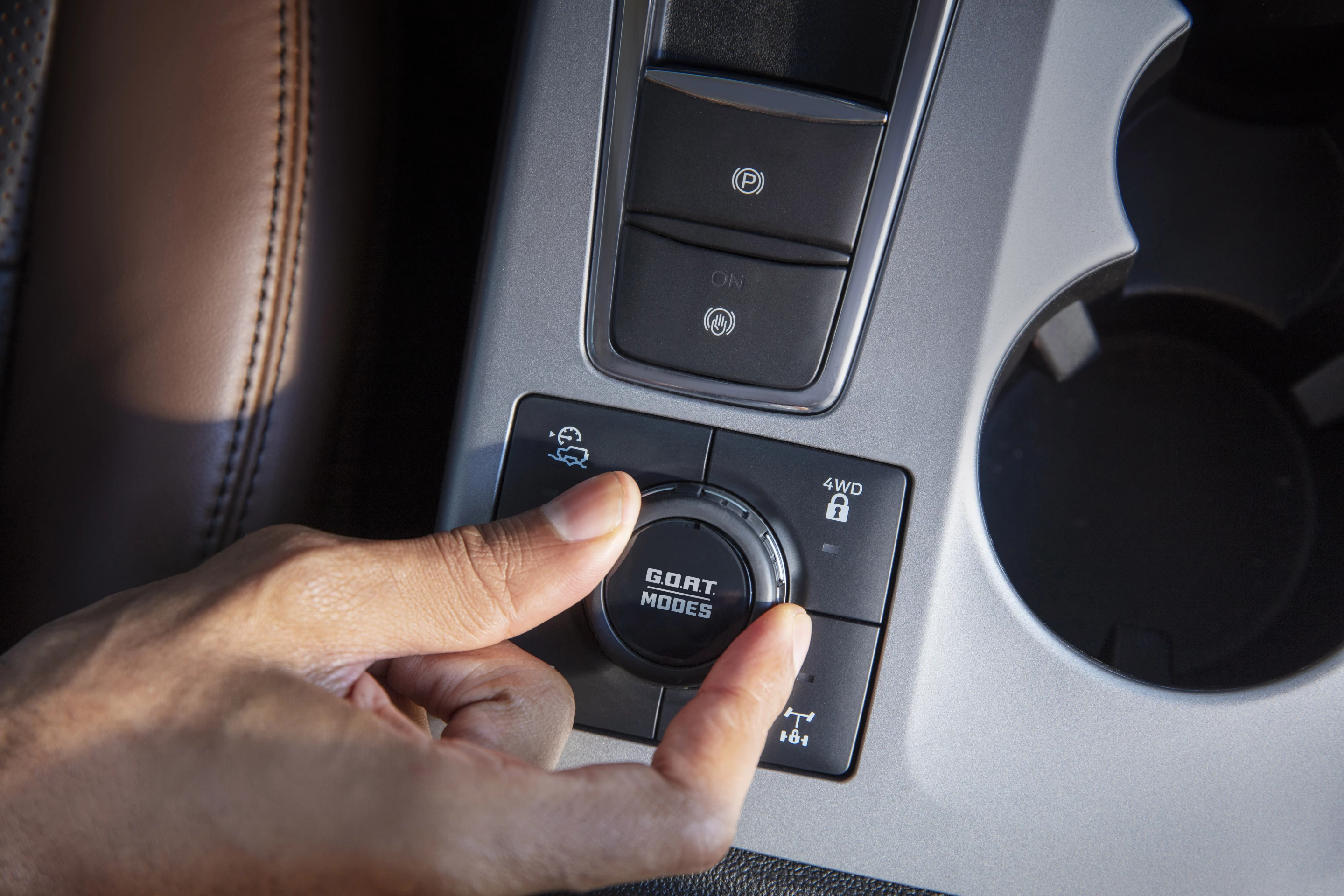 The Bronco Sport has a terrain selection system that features up to seven available G.O.A.T. Modes