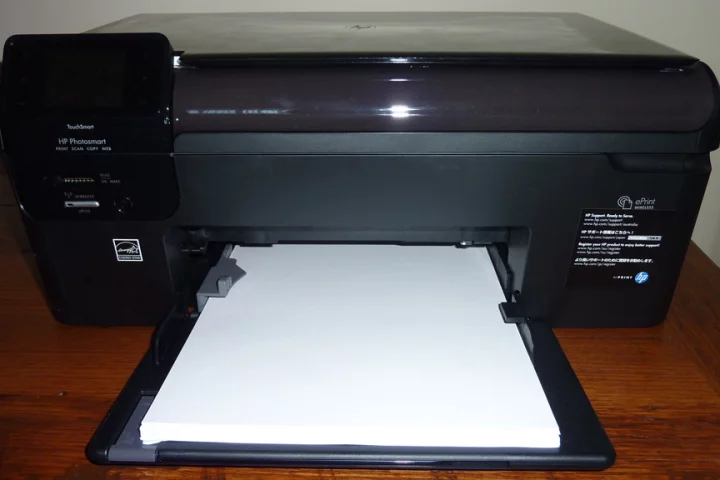 The HP Photosmart Wireless All-in-One B110