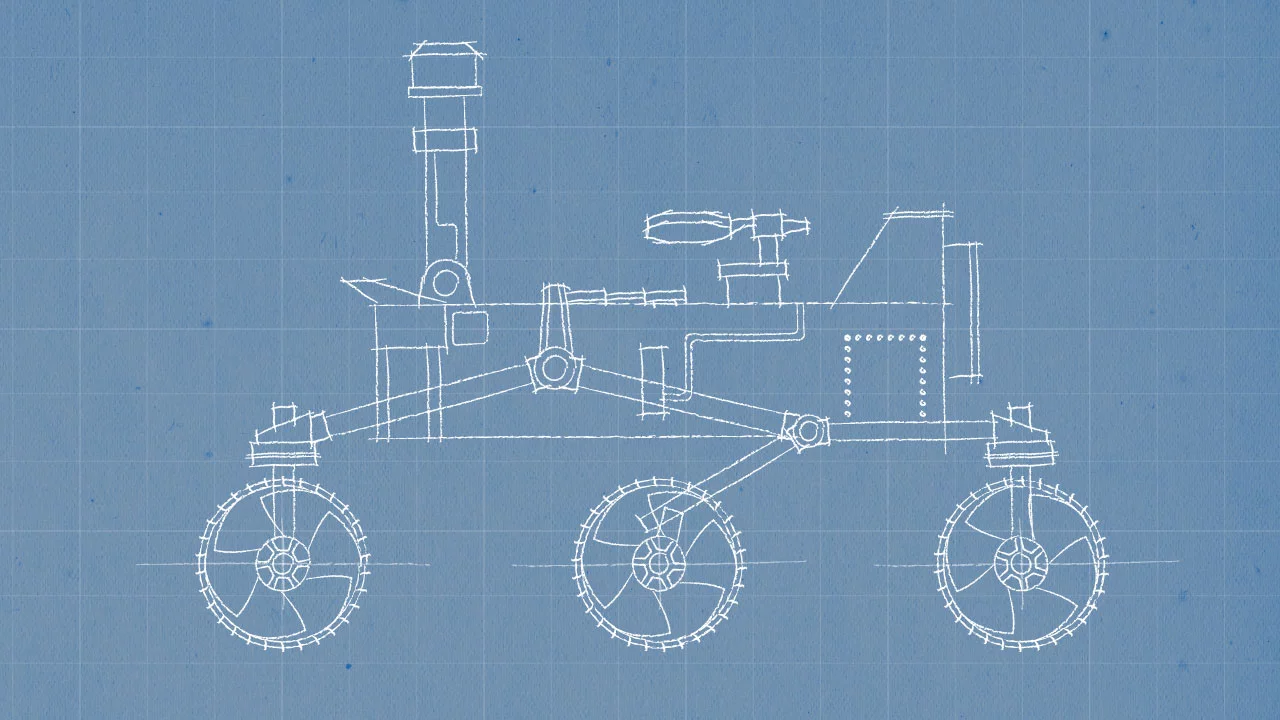Rough sketch of Mars 2020 (Image: NASA)