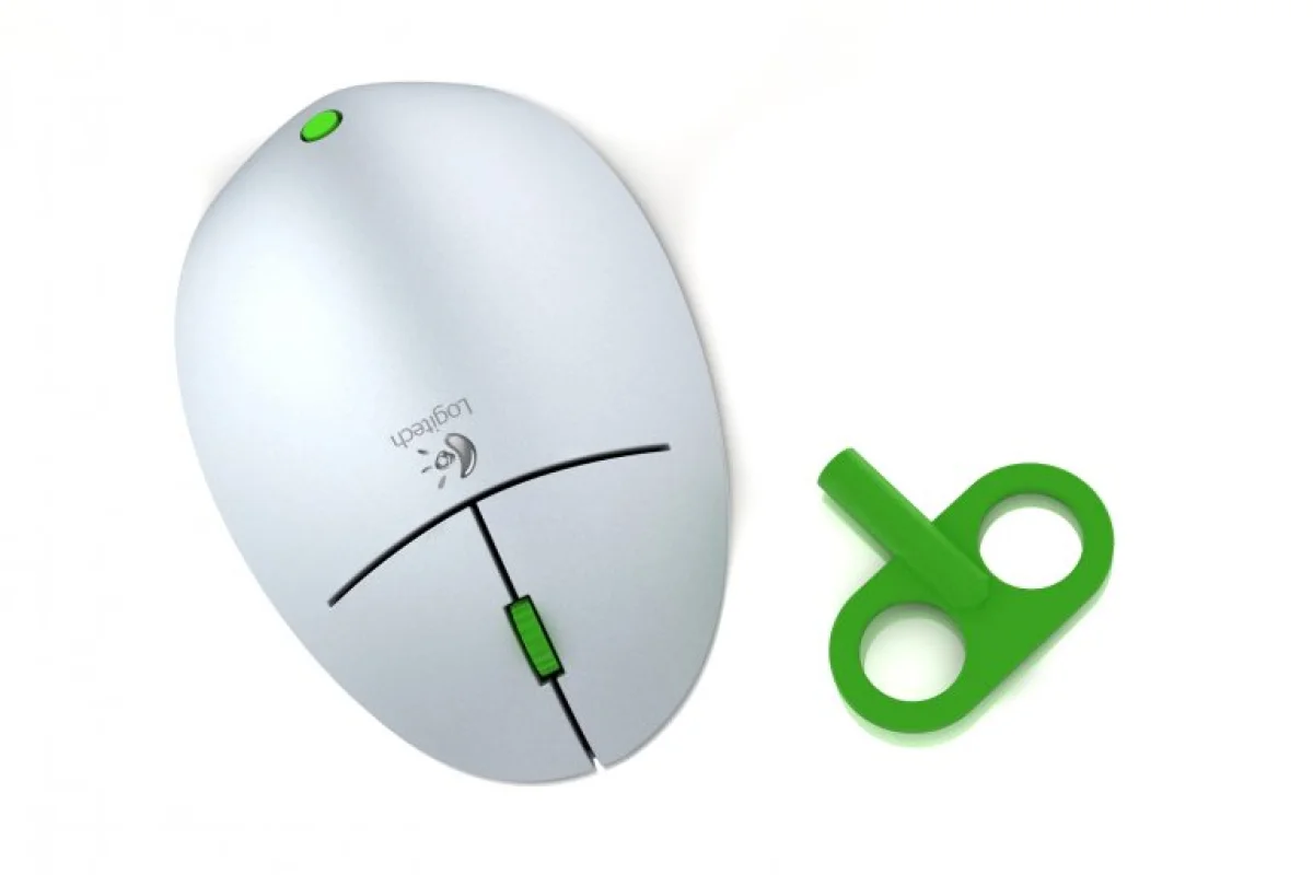 Sustail mouse concept needs the user to provide power by winding the mechanism