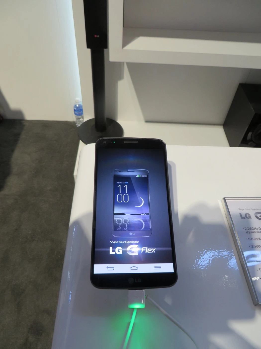 The LG G Flex officially launched at CES 2014