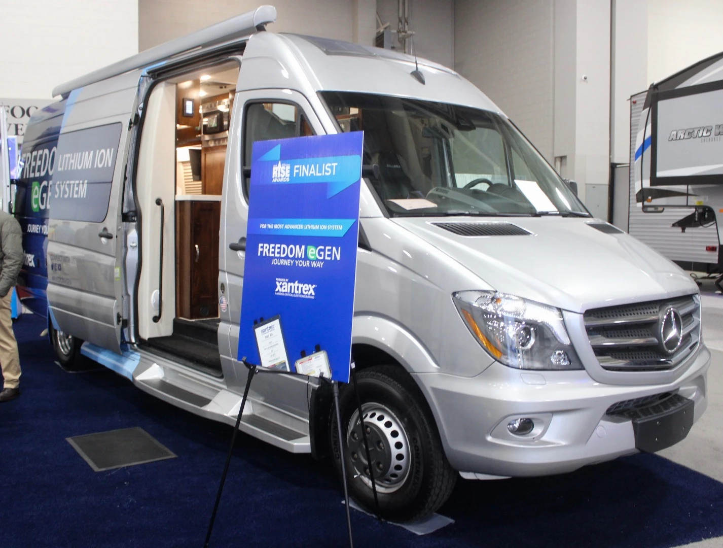 Xantrex advertises some figures with its eGen system, stating that it can power an RV air conditioner for up to eight hours and recharge in three hours