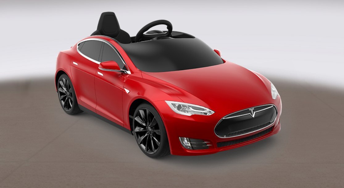 Teeny Tesla Model S For Kids Almost Ready To Roll