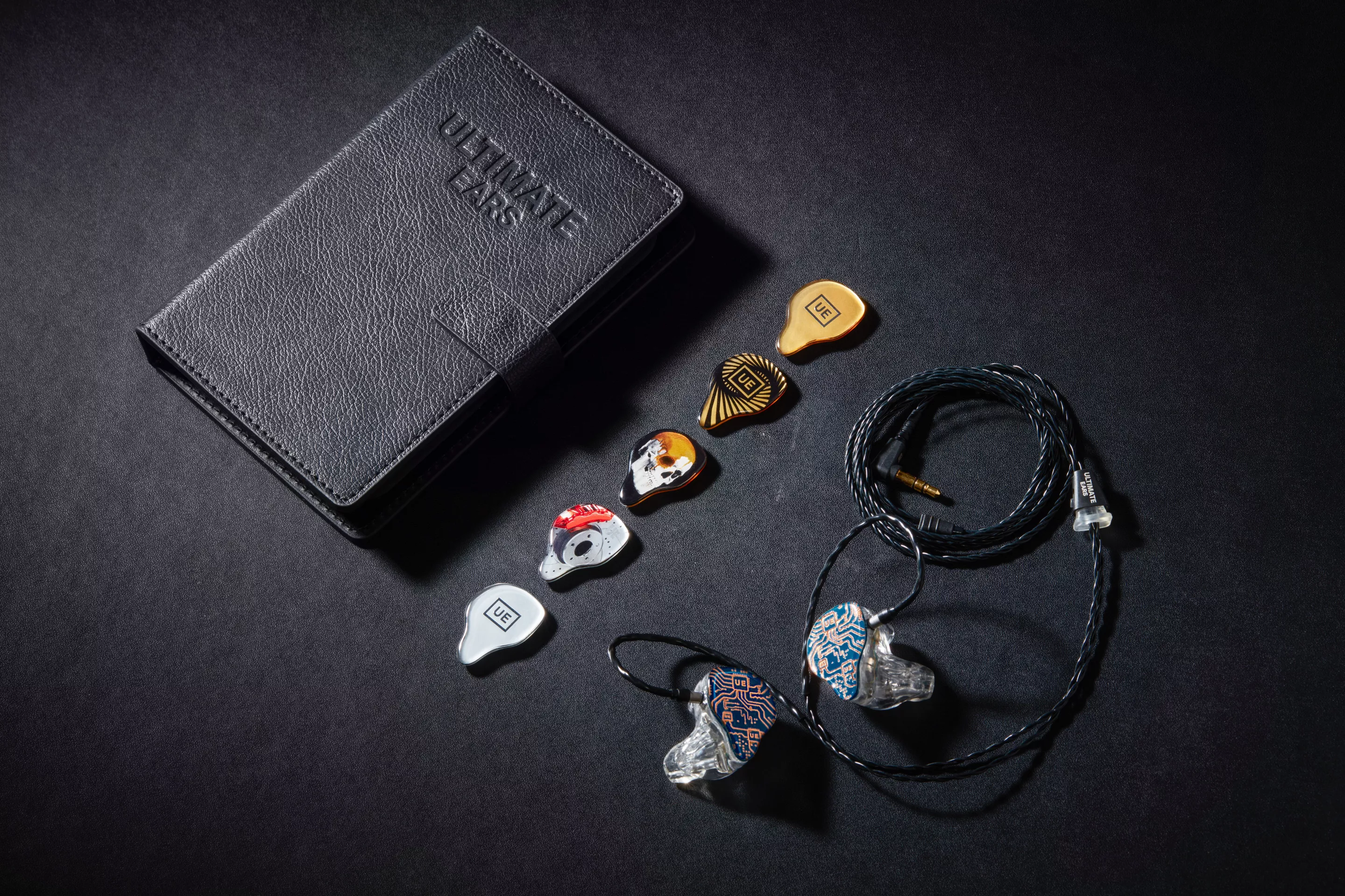 The UE Premier in-ear monitors are available in different colors, and can be had with swappable faceplates