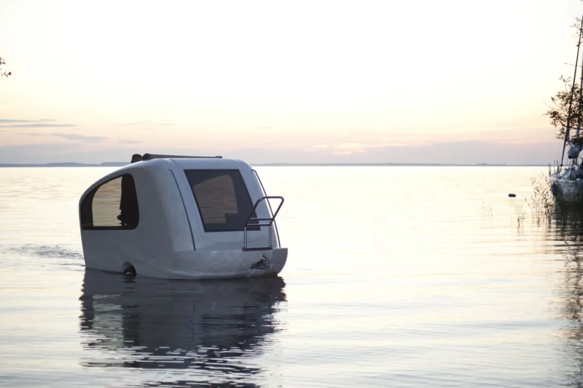 Designed for inland waters only, Sealander comes in the form of a compact and lightweight trailer