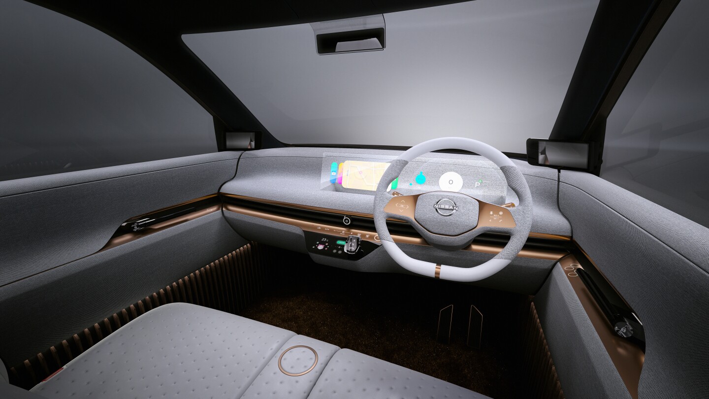 The dash has a minimalist feel and is home to a bezel-free touch display