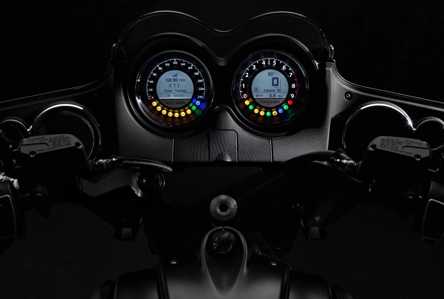 The dual gage instrument cluster provides a plethora of information