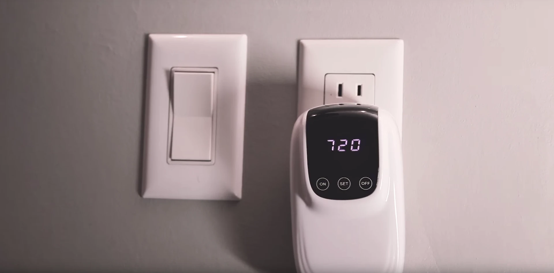 Users can set a timer on the wall unit