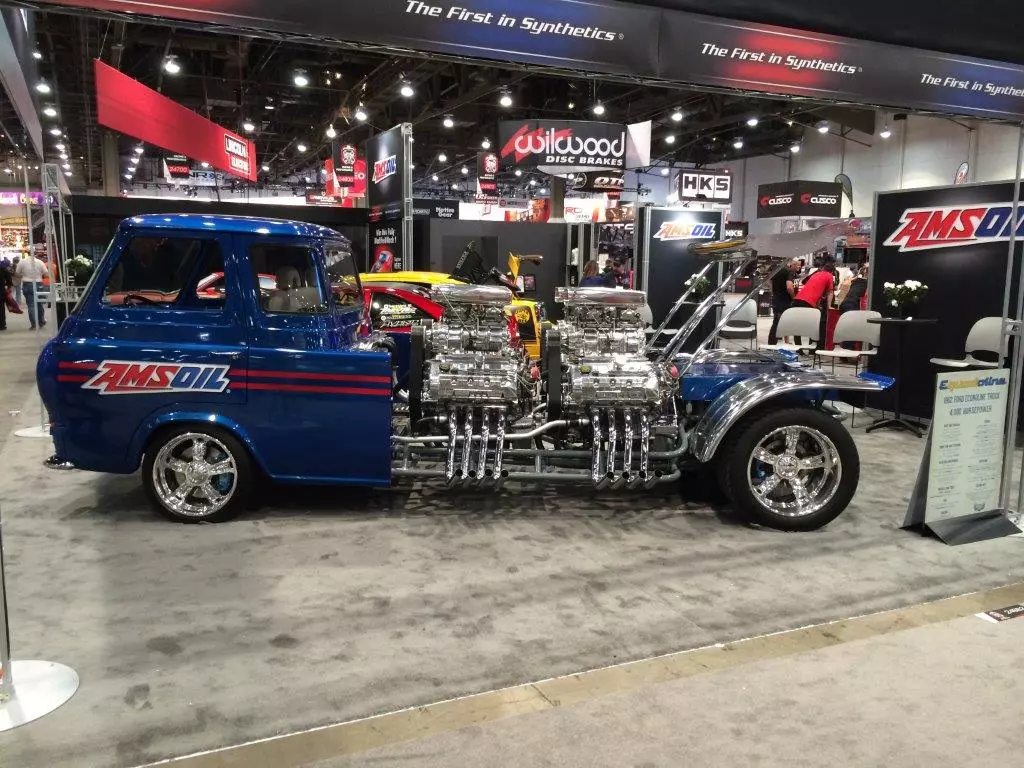 Tronson says only two of the motors are connected to the drive train, but they all make noise, and that's what the crowds want to hear!