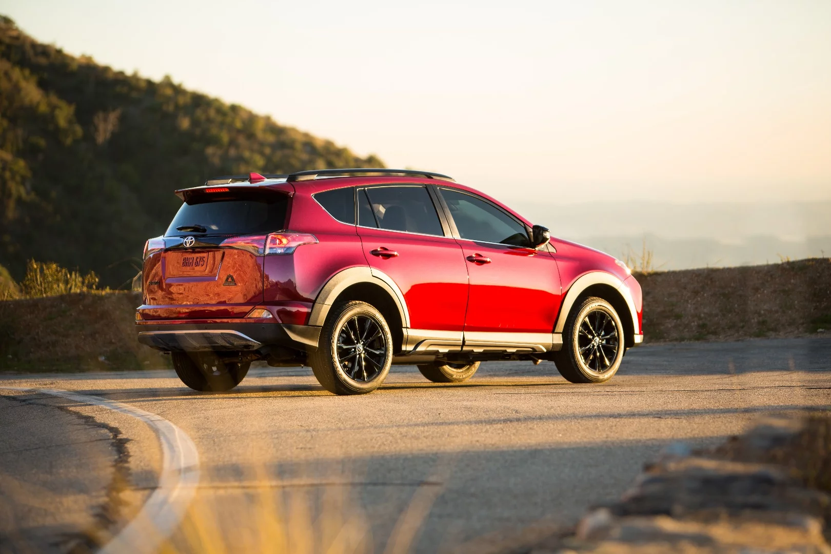 The RAV4 Adventure won't compete with the Toyota Land Cruiser or 4Runner in terms of capability, but it at least looks a little tougher around the edges