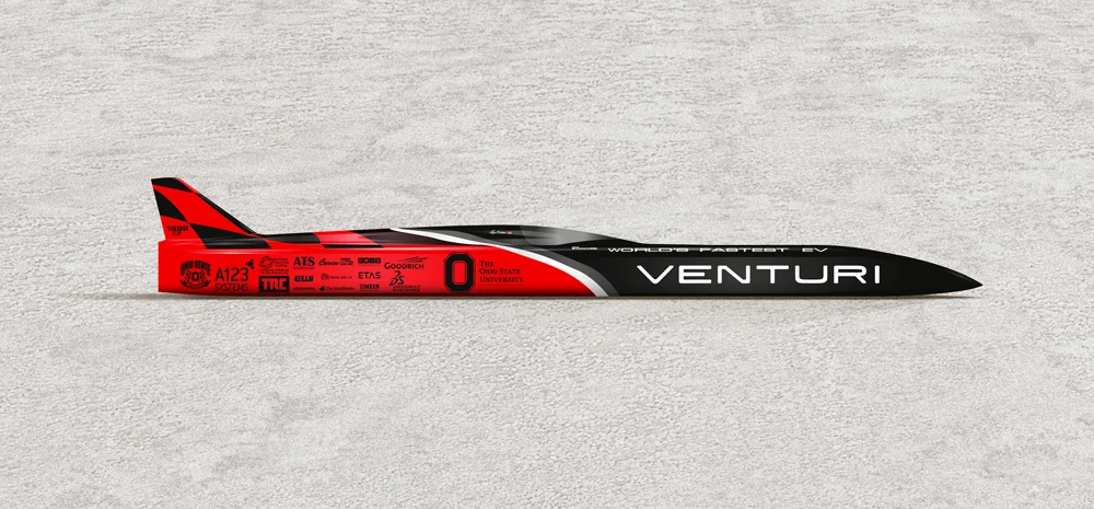 Side view of the the VBB-3 (Photo: Venturi Automobiles)