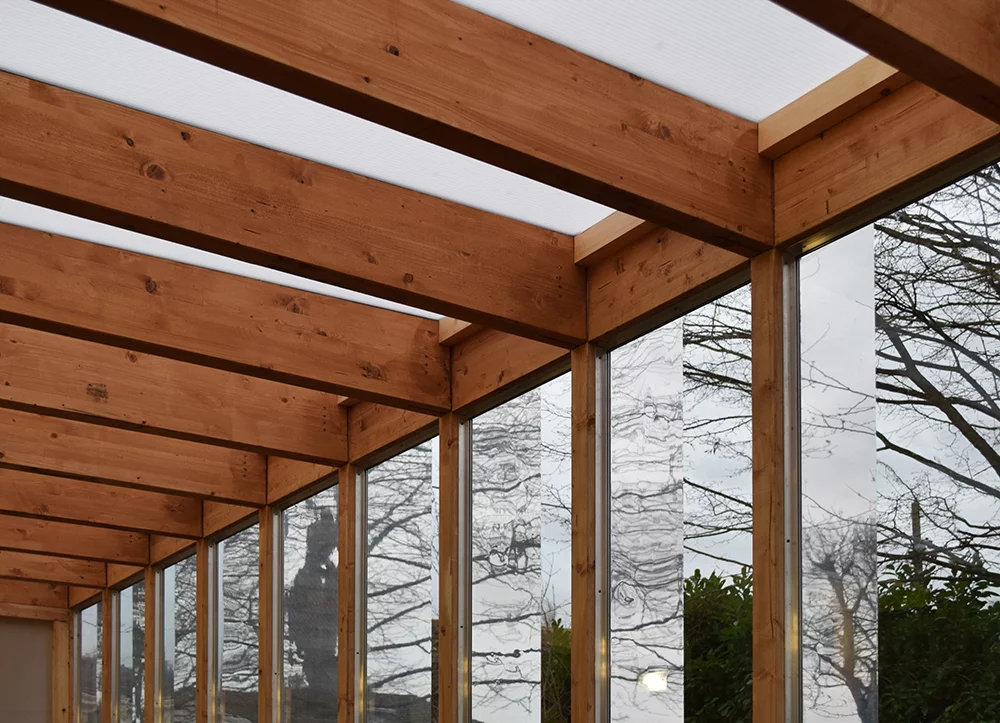 Most of the year it simply serves as a normal greenhouse