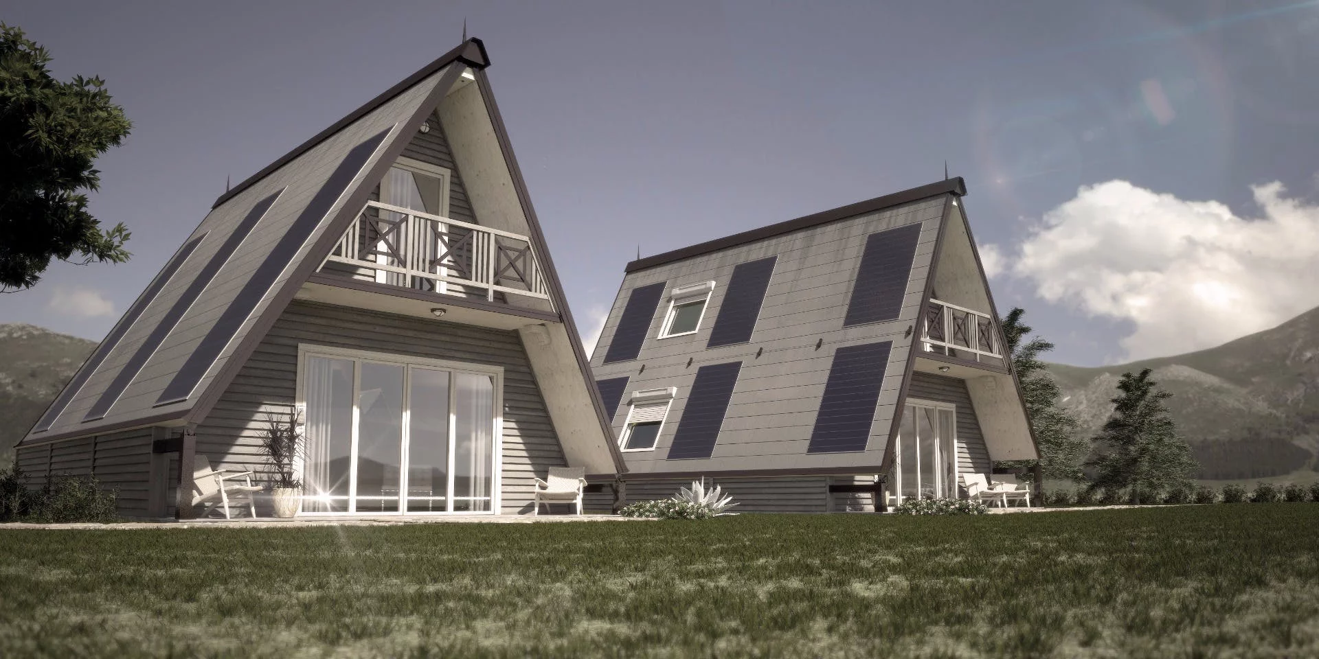 The prefabricated foldable M.A.Di house by Italian architect Renato Vidal takes less than a day to install