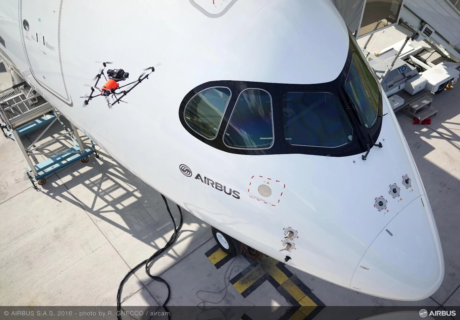 Airbus is using drones to inspect its aircraft