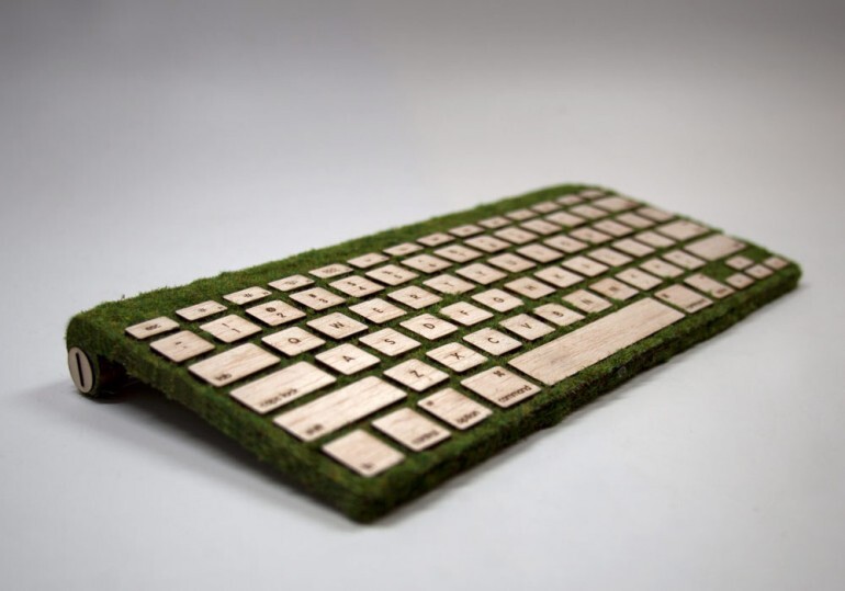 Moss Covered Keyboard