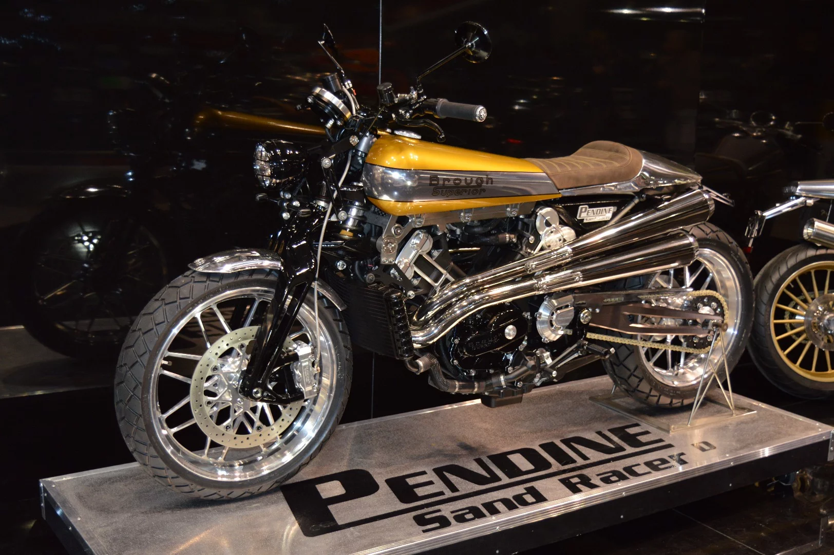 The eclectic Brough Superior SS100 in a new 2018 version, the Pendine Sand Racer