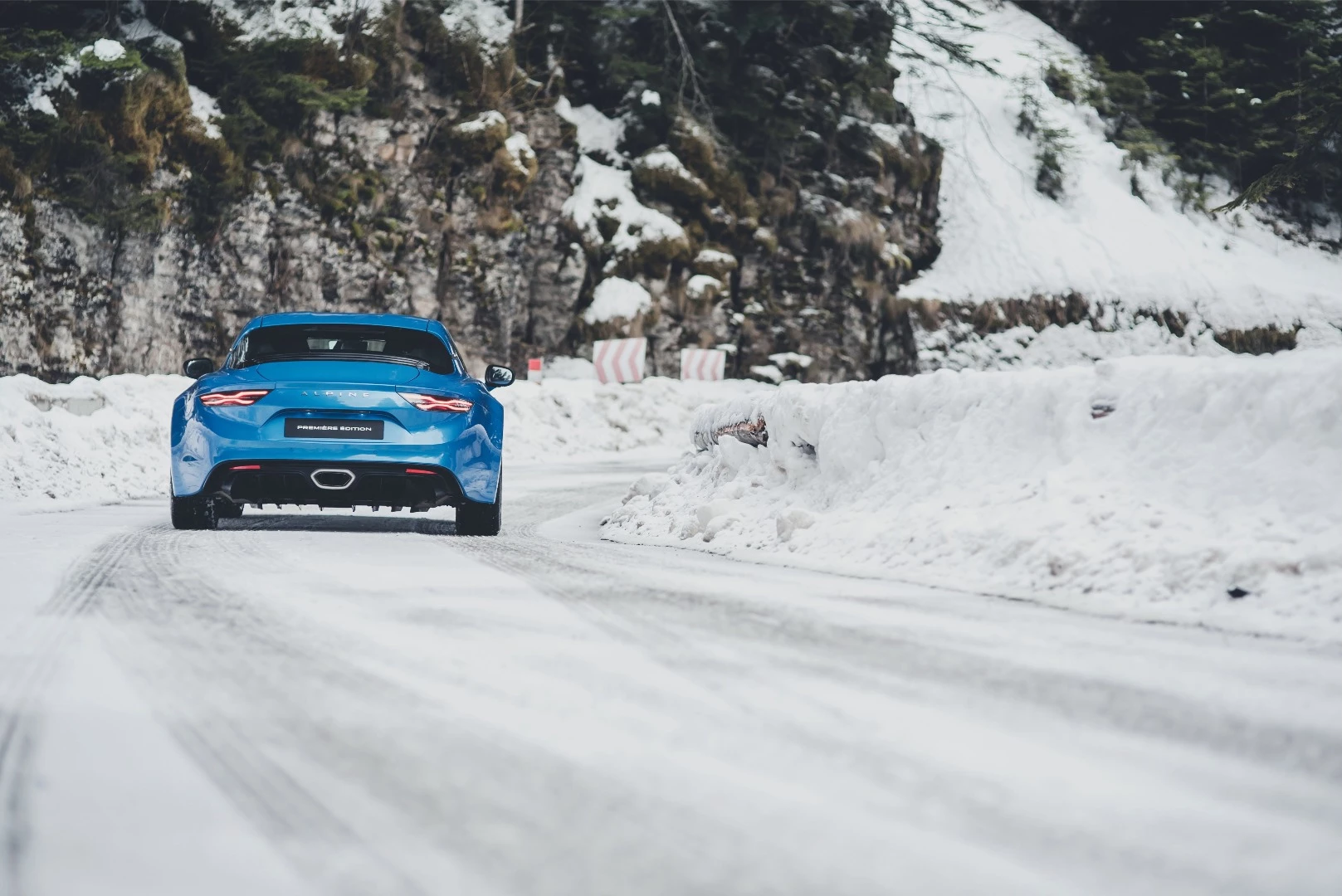The 250 hp engine in the A110 displaces just 1.8-liters