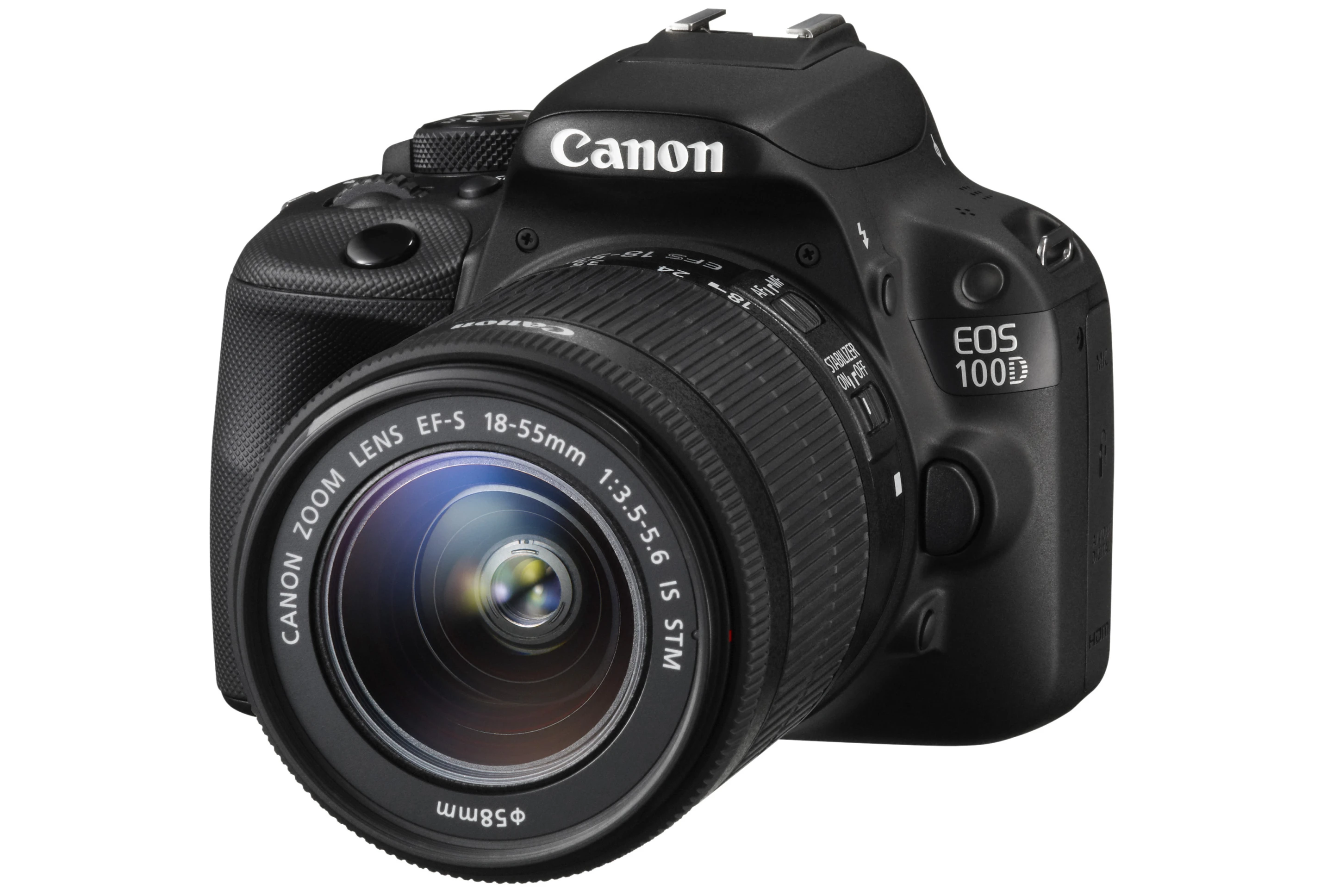 The Canon EOS 100D (Rebel SL1) is the world's smallest APS-C DSLR