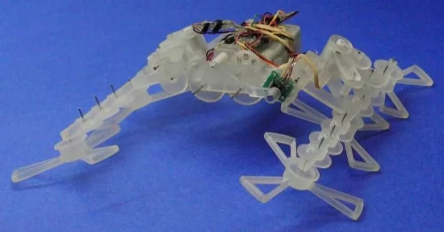 Students at UC Berkeley have developed the STAR, a 3D-printed robot that flattens its legs to slip under small spaces and raises them up again to climb over obstacles