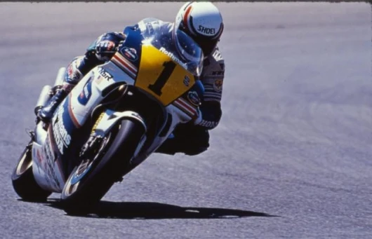 Eddie Lawson won four 500cc races on a Honda