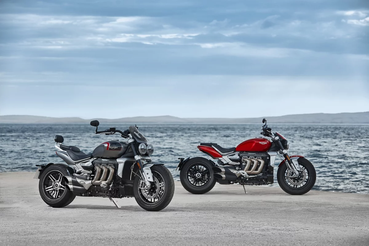 Triumph introduces a new generation of the Rocket 3 roadster for 2020, in two guises, R and GT